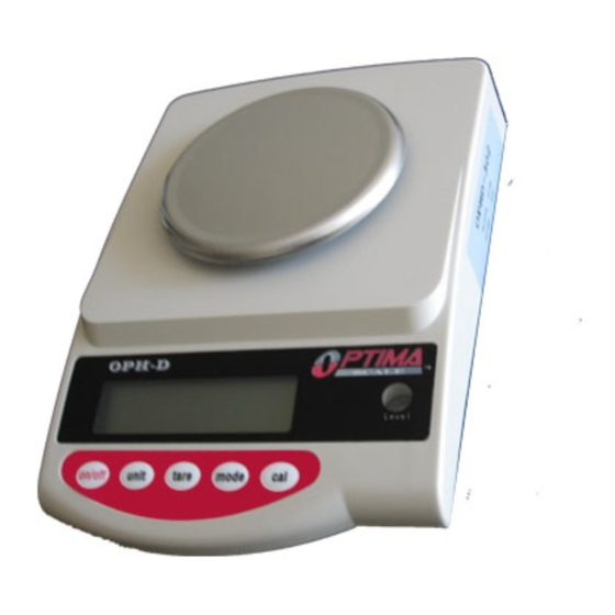 Optima OPH-T3001 User Manual
