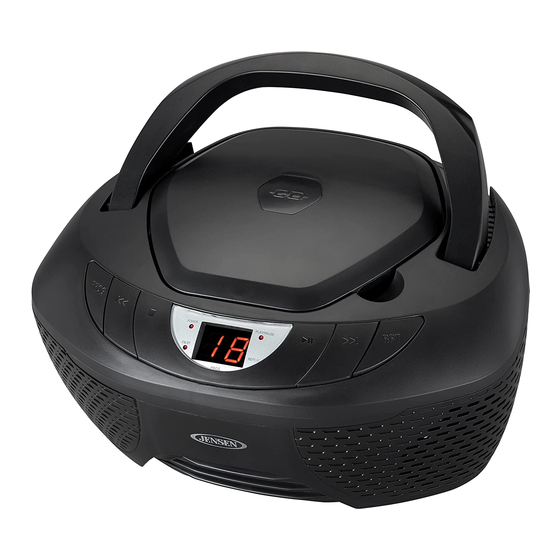 Jensen CD-475 User Manual