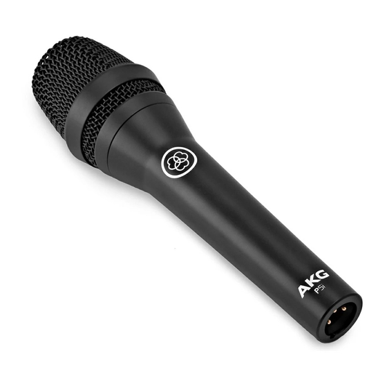 Harman AKG P5I Quick User Manual