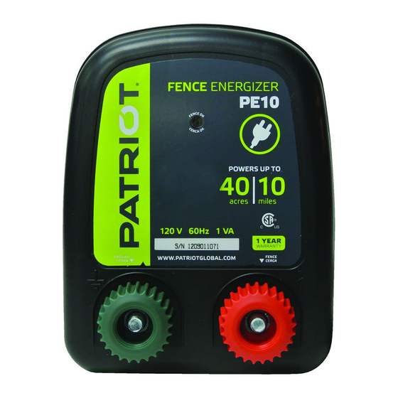 Patriot PE10 User Manual
