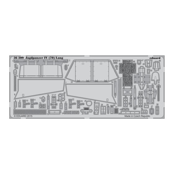 Eduard 36 309 Manual