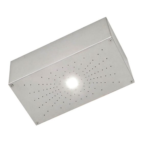 Viabizzuno cubo doccia Installation Instructions Manual