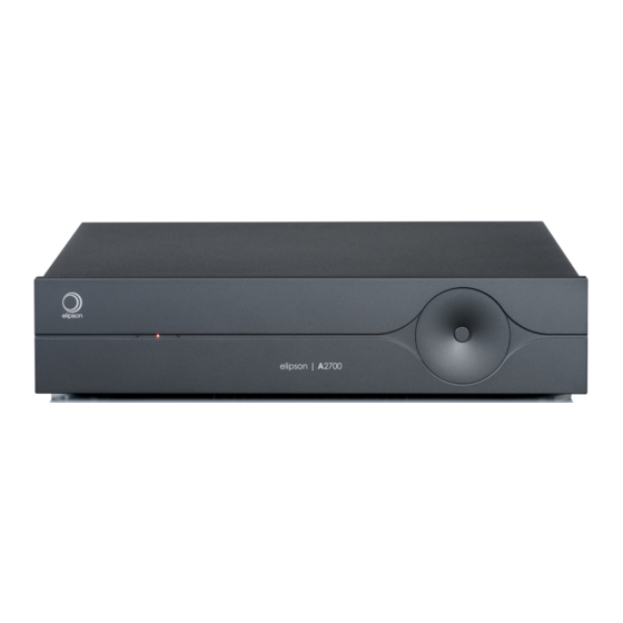 Elipson A2700 User Manual