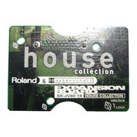 Roland House Collection SR-JV80-19 Owner's Manual