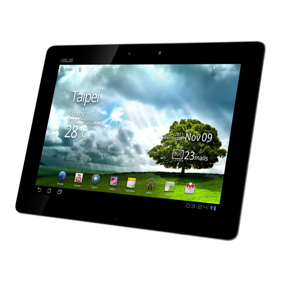 Asus Eee Pad Transformer Prime TF201 Installation Manual