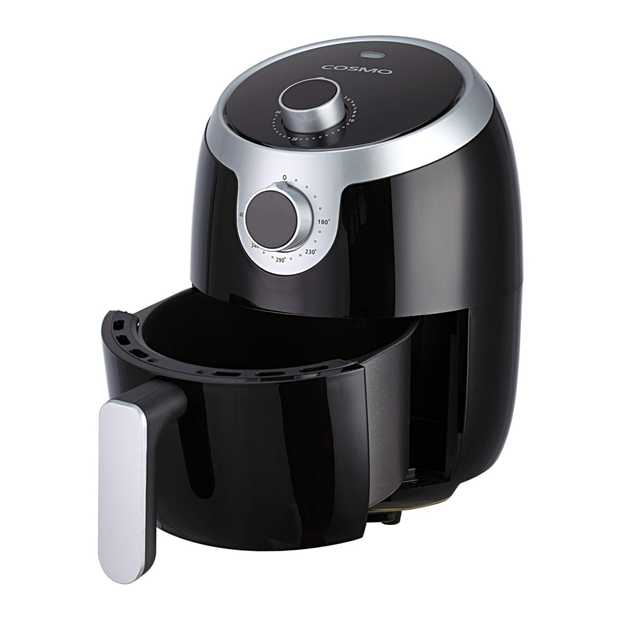 Cosmo COS-23AFAKB - 2.3 QT Air Fryer Manual