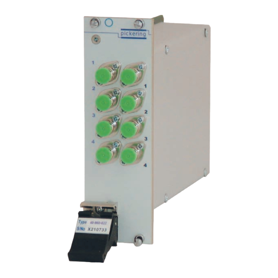 Pickering 40-860 User Manual