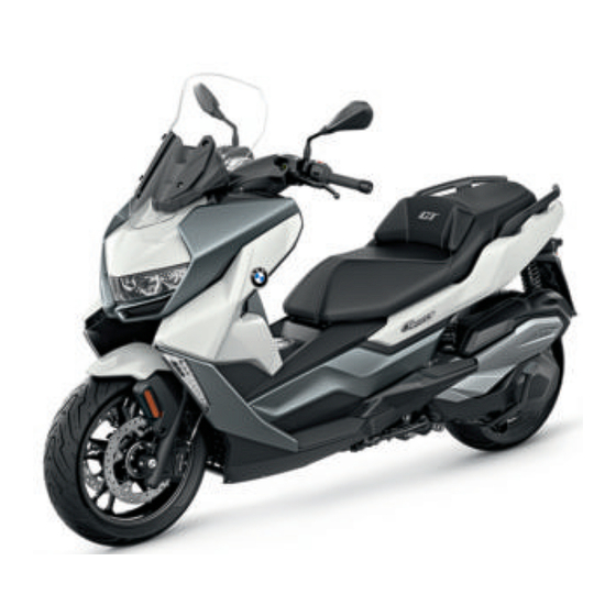 BMW Motorrad C 400 GT 2022 Rider's Manual
