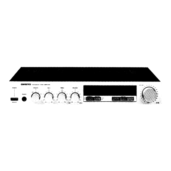 Onkyo A-06 Service Manual