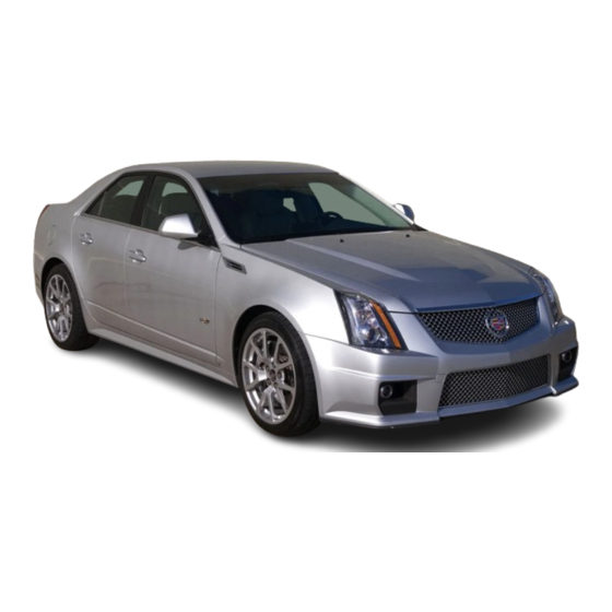 Cadillac CTS-V 2009 Owner's Manual