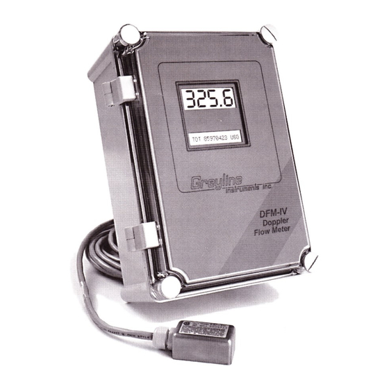 Greyline Instruments DFM-IV User Manual
