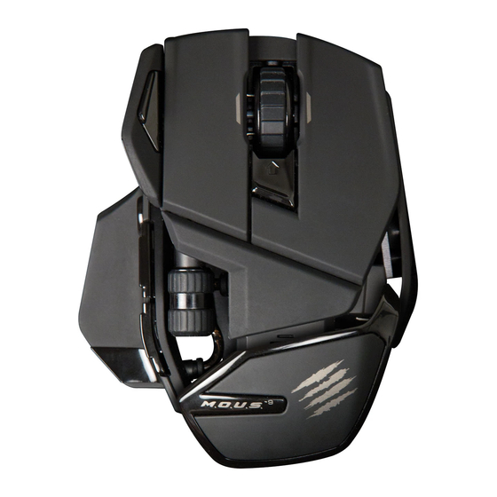 Mad Catz M.O.U.S. 9 Wireless Gaming Mouse Manuals
