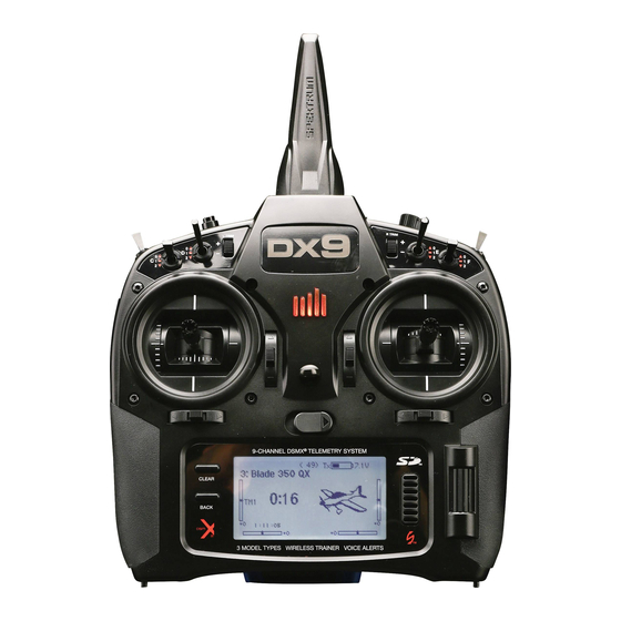 Spektrum DX9 Instructions Manual