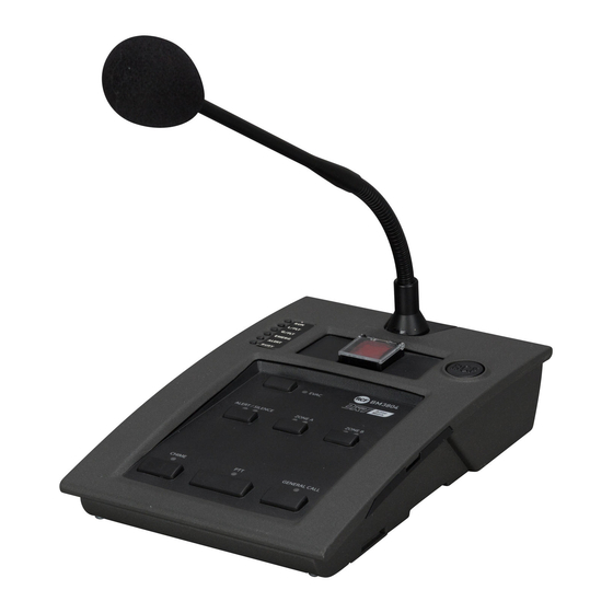 RCF BM 3804 Emergency Microphone Console Manuals