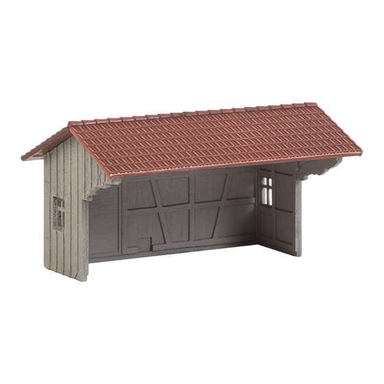 Faller WOODSHED Instructions