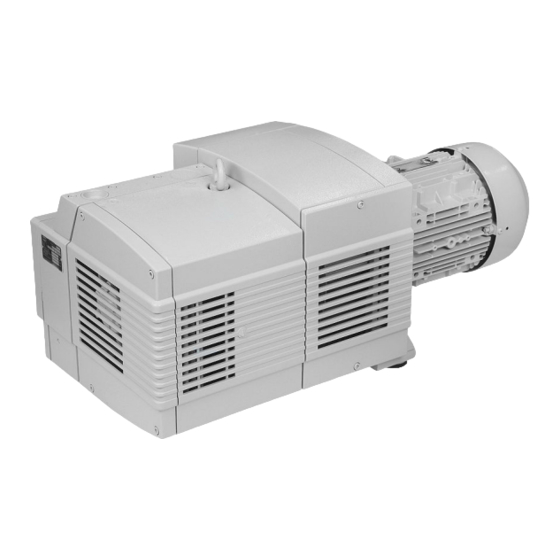 User Manuals: Schmalz EVE Water-Ring Pumps