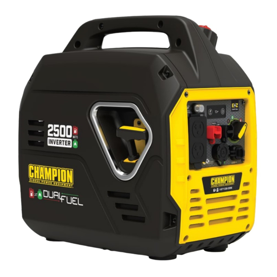 Champion 200962 Quick Start Manual