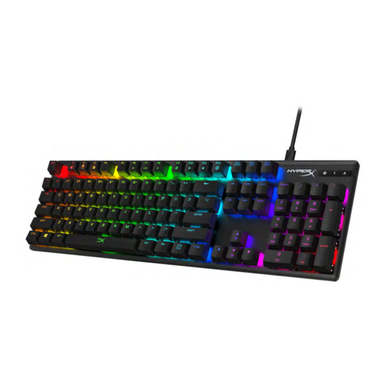 HyperX Alloy Origins User Manual