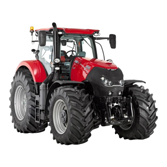 Case OPTUM 270 CVT Operator's Manual
