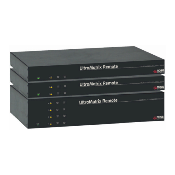 Rose electronics RP2-1R2X16U Installation And Operation Manual