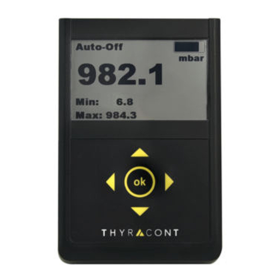Thyracont VD800 Operating Instructions Manual