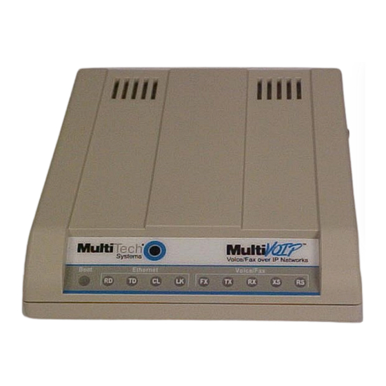 Multitech MultiVOIP 100 (MVP110 Quick Start Manual