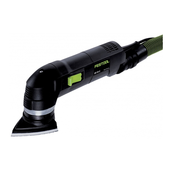 Festool DELTEX DX 93 E Instruction Manual