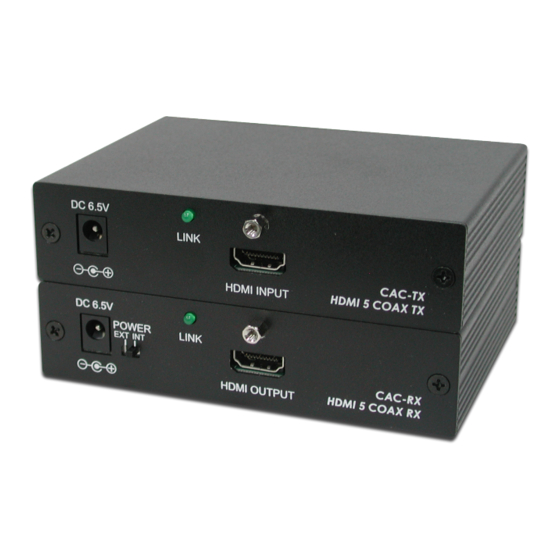 Cypress CAC-TX Operation Manual
