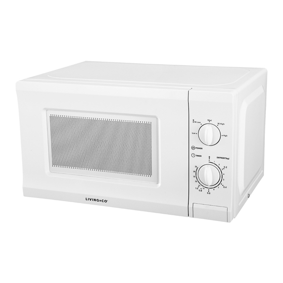 Living & Co LMW720W Instruction Manual