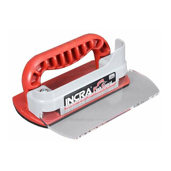 Incra PushGuard Owner's Manual