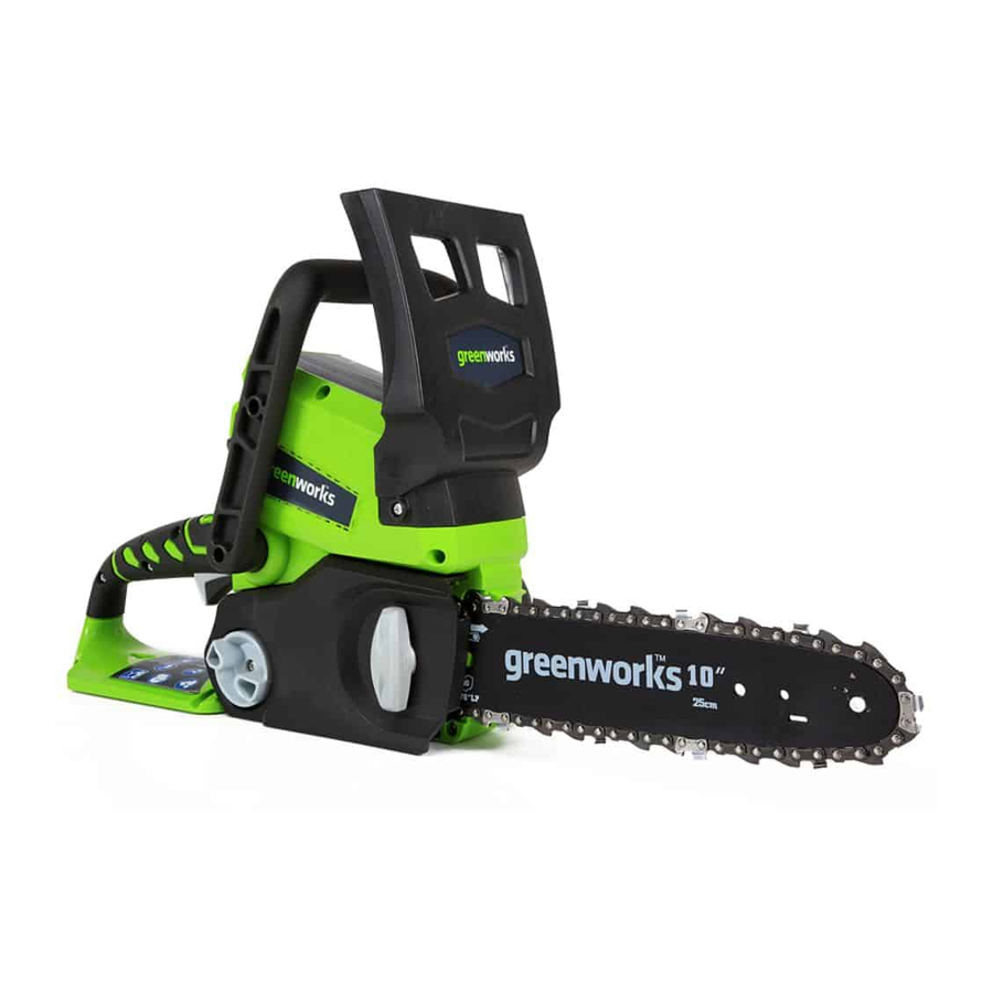 GreenWorks G24CS25 Operator's Manual