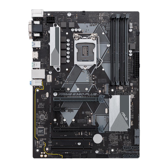 Asus Prime B360-PLUS Quick Start Manual