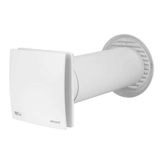 SolutionAir elicent REC-Duo 100 Instruction Manual