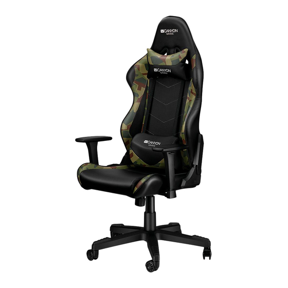 Canyon ARGAMA CND-SGCH4AO Gaming Chair Manuals