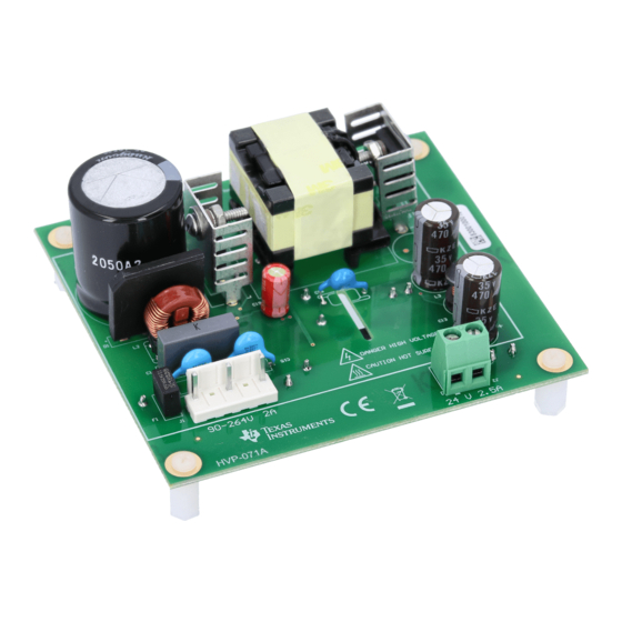 Texas Instruments UCC28750EVM-071 User Manual