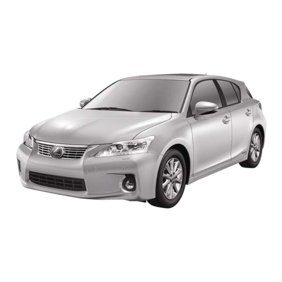 Lexus CT200h Hybrid 2011 Emergency Response Manual