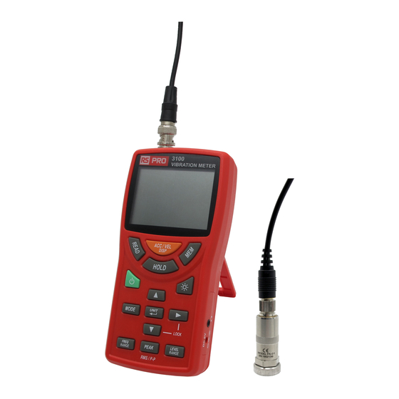 RS PRO 3101 User Manual