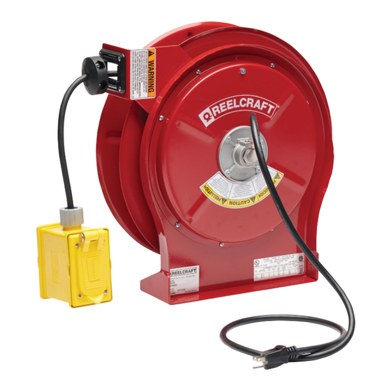 ReelCraft L 5000 Series Operating Instructions Manual