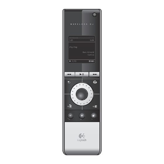 Logitech 966194-0403 - Wireless DJ Music System Remote Control User Manual
