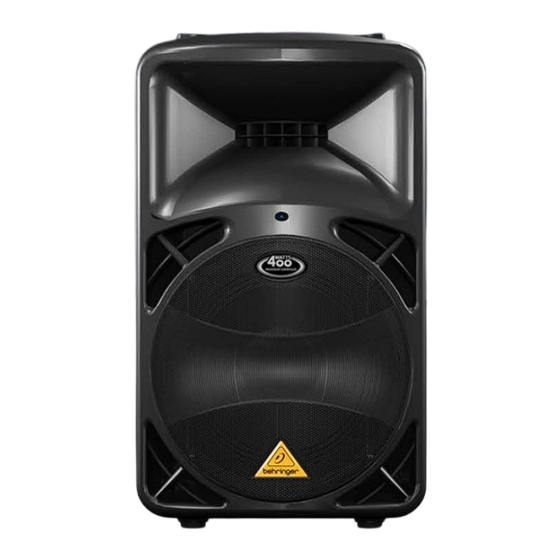 Behringer Eurolive B315A Brochure & Specs
