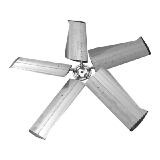 SPX Marley X7 Fan User Manual
