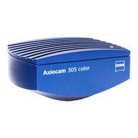 Zeiss Axiocam 305 mono User Manual