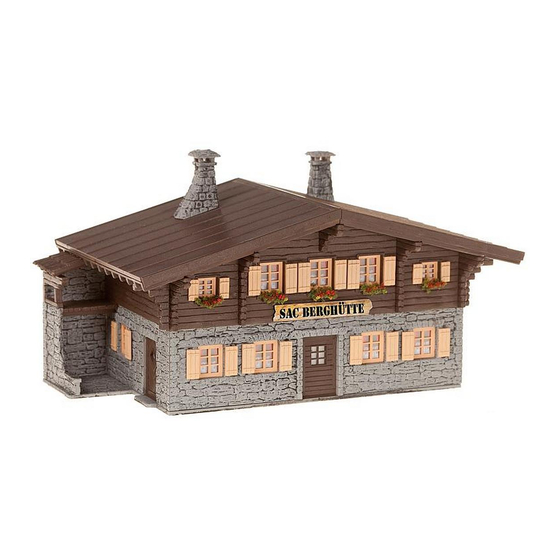 Faller LOG CABIN SAC Instructions Manual