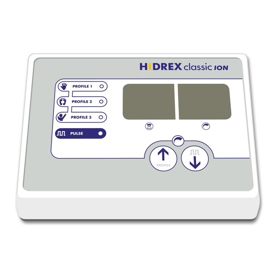 Hidrex classic ION User Manual