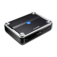 Alpine PDX-5 - Amplifier Owner's Manual