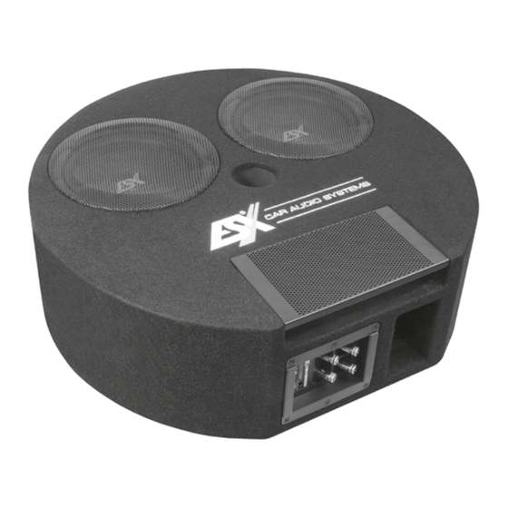 ESX DBX800Q Manual