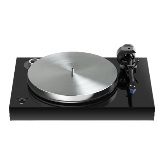 Pro-Ject Audio Systems X8 Instructions For Use Manual
