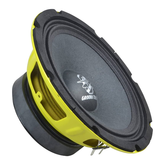 Ground Zero GZCK 200XSPL Owner's Manual