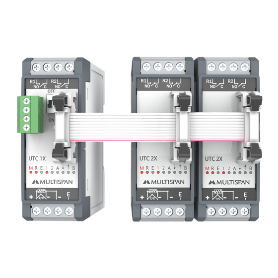MULTISPAN UTC-1X Manual
