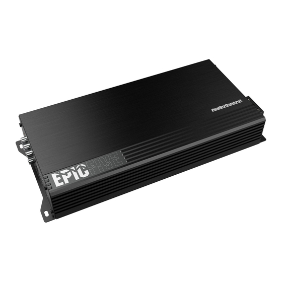 AudioControl EPICFIVE Quick Start Manual